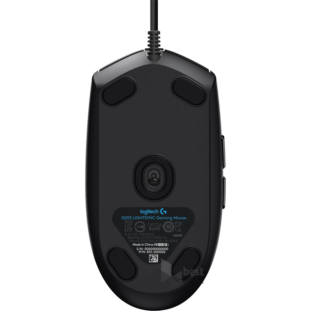 Logitech G102 Lightsync fekete gamer egér