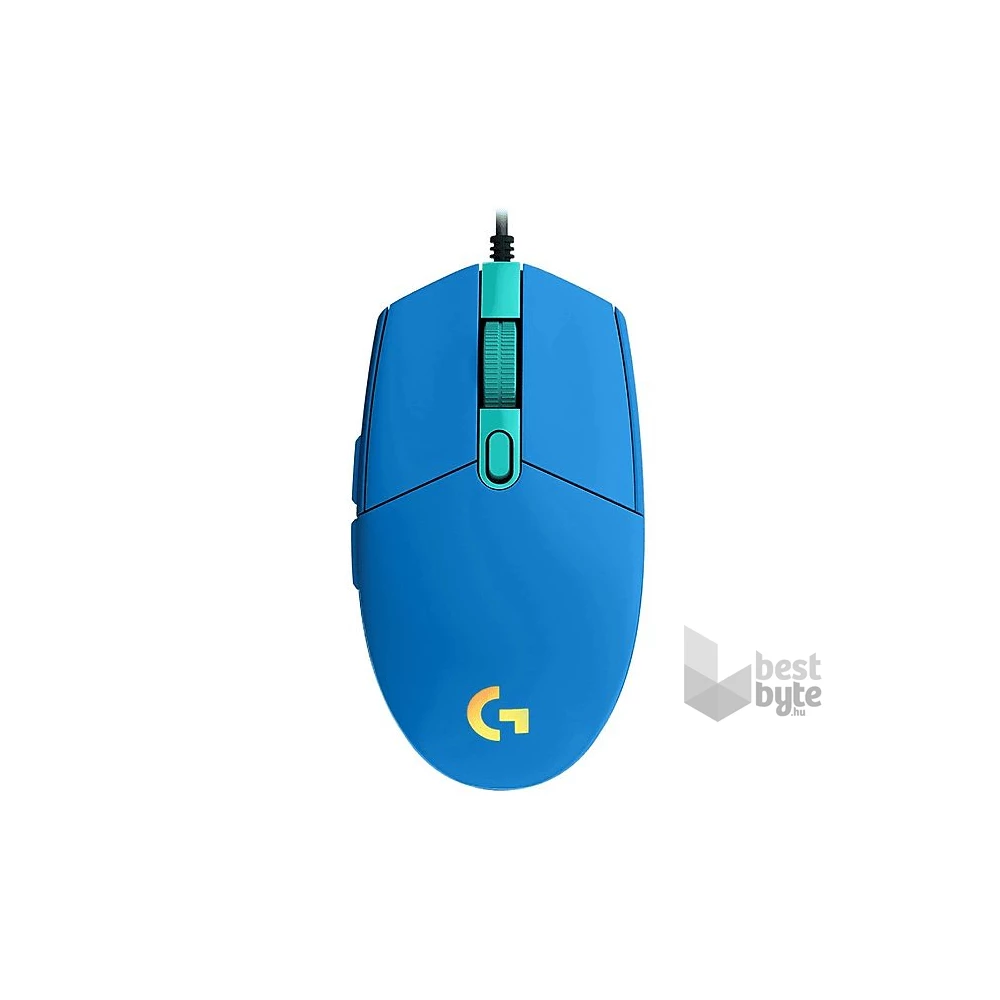 Logitech G102 Lightsync kék gamer egér