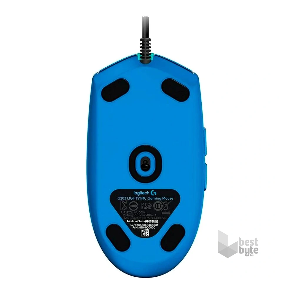 Logitech G102 Lightsync kék gamer egér