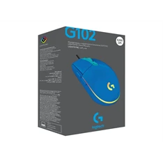 Logitech G102 Lightsync kék gamer egér