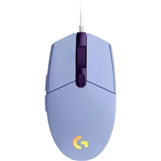 Logitech G102 Lightsync lila gamer egér