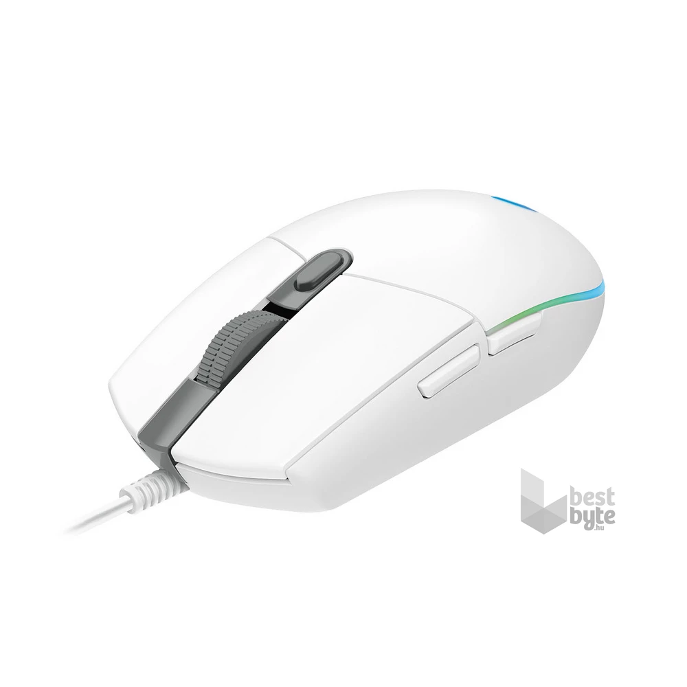 Logitech G203 Lightsync fehér gamer egér