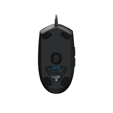 Logitech G203 Lightsync fekete gamer egér