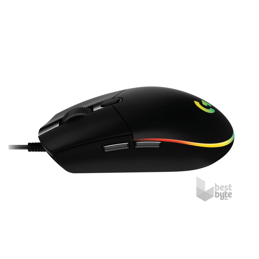 Logitech G203 Lightsync fekete gamer egér
