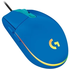 Logitech G203 Lightsync kék gamer egér