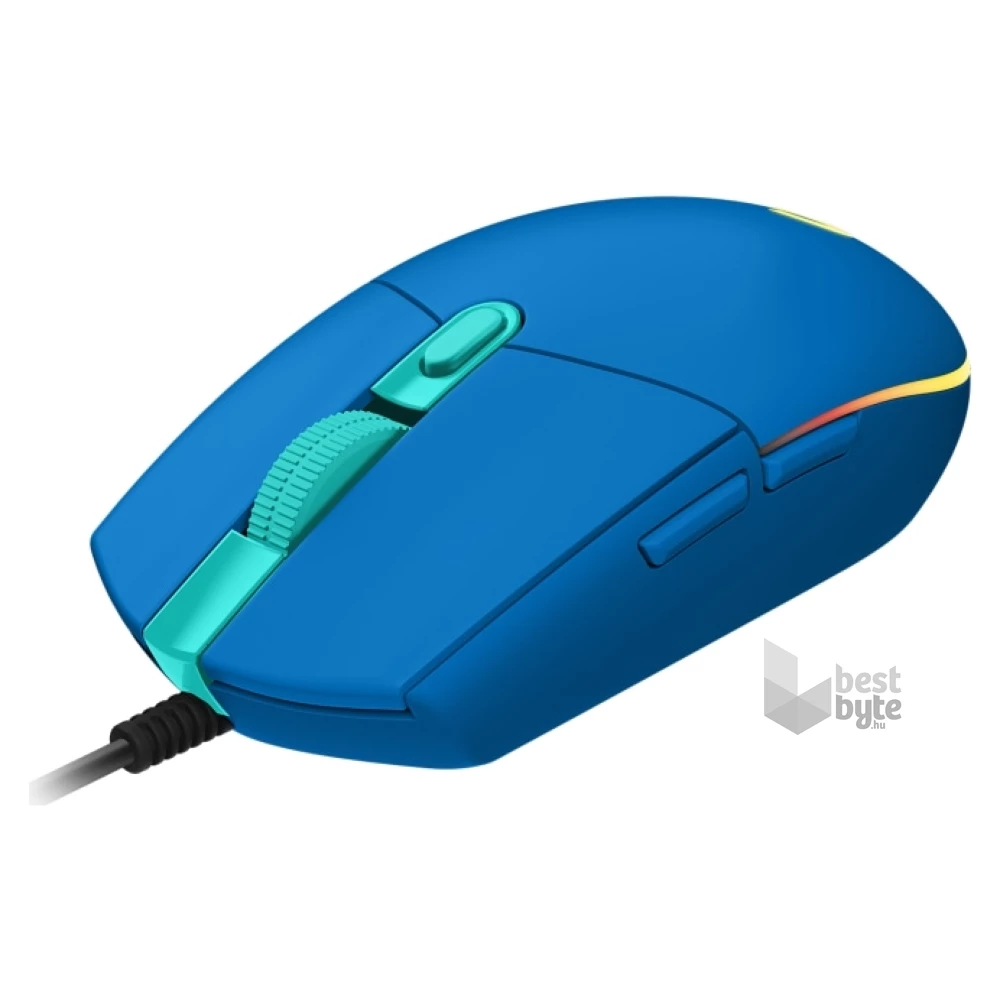 Logitech G203 Lightsync kék gamer egér