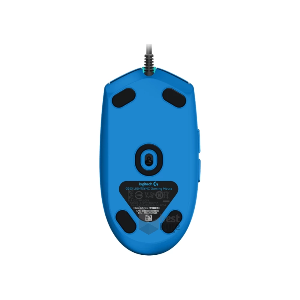 Logitech G203 Lightsync kék gamer egér