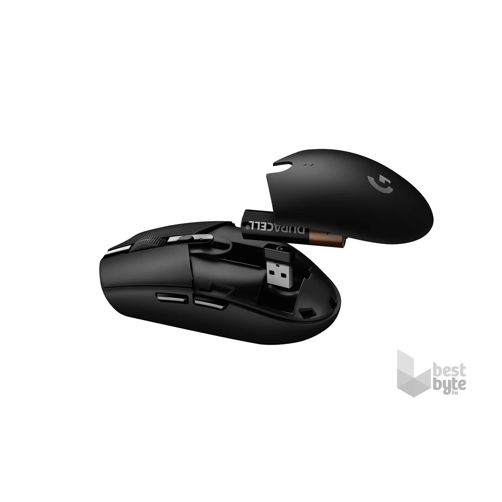 Logitech G305 Lightspeed USB vezeték nélküli fekete gamer egér
