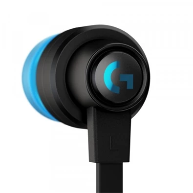 Logitech G333 mikrofonos fekete gamer fülhallgató