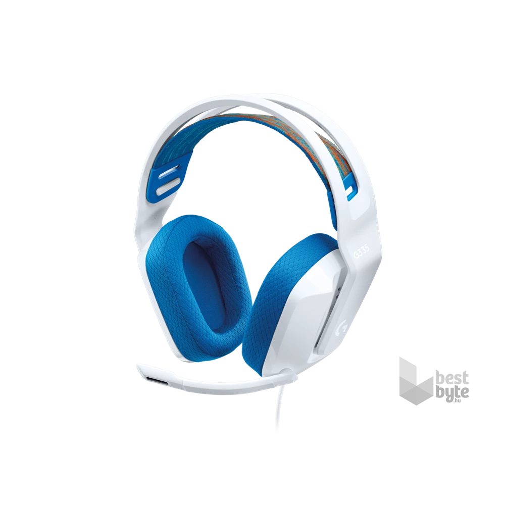 Logitech G335 fehér gamer headset