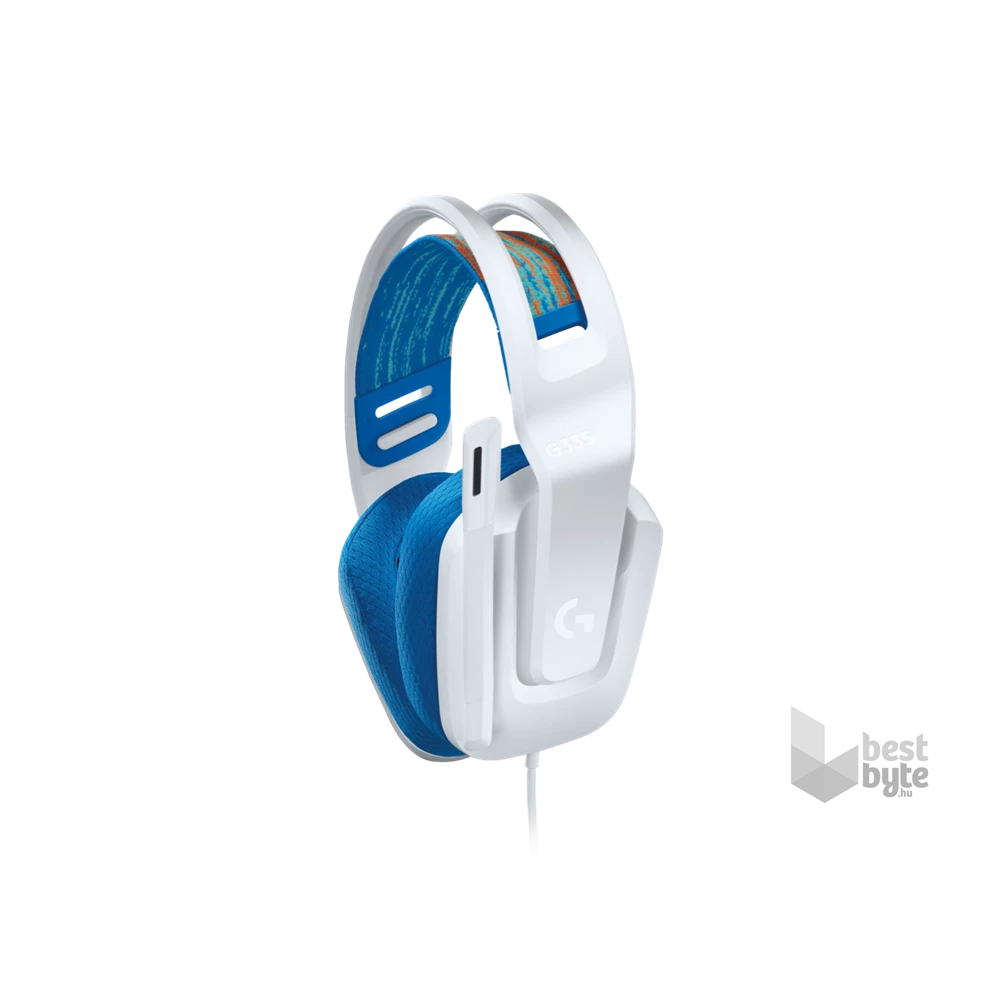 Logitech G335 fehér gamer headset
