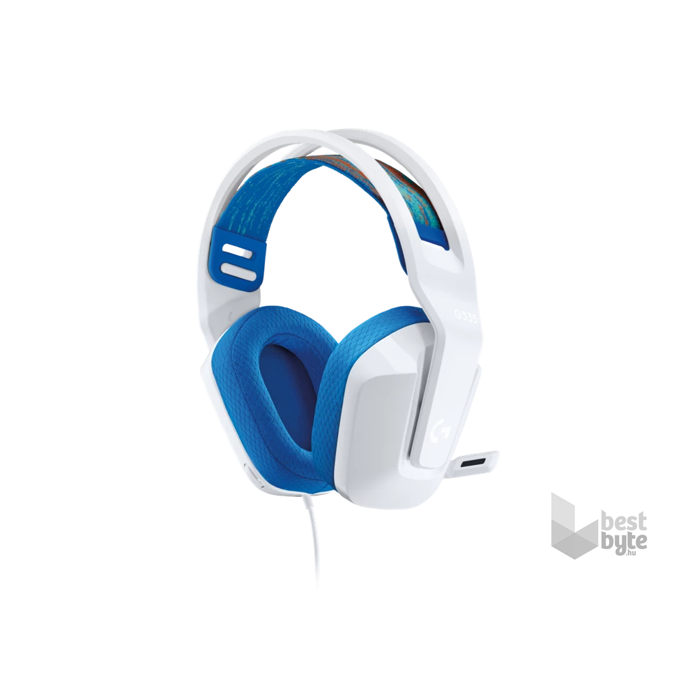 Logitech G335 fehér gamer headset