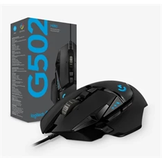 Logitech G502 HERO USB fekete gamer egér