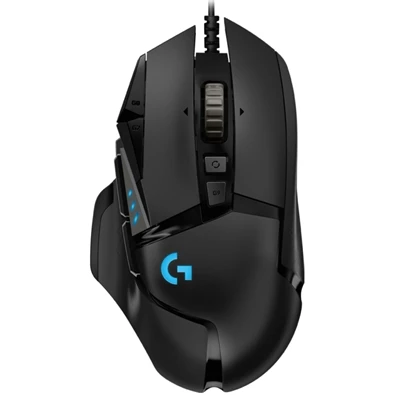 Logitech G502 HERO USB fekete gamer egér