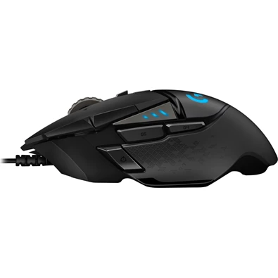 Logitech G502 HERO USB fekete gamer egér