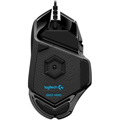 Logitech G502 HERO USB fekete gamer egér