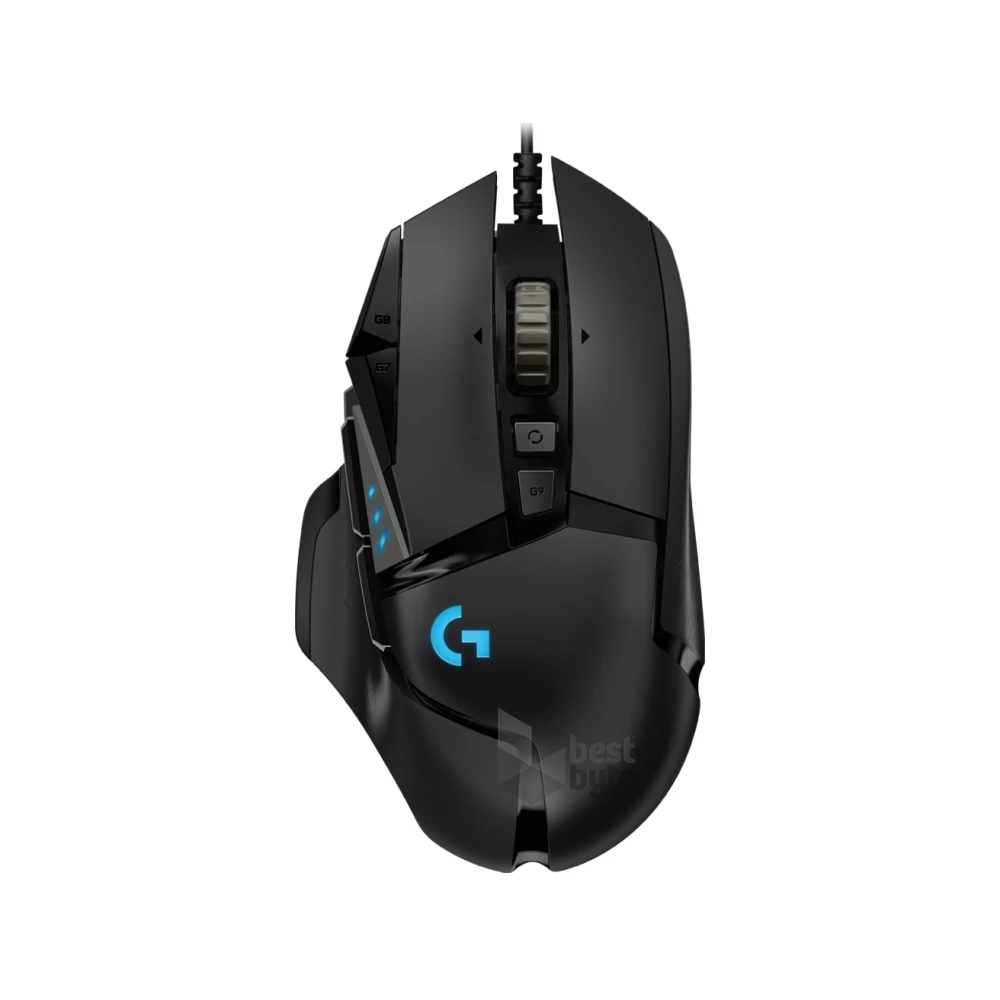 Logitech G502 HERO USB fekete gamer egér