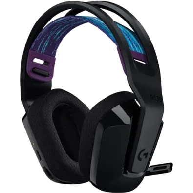 Logitech G535 Lightspeed vezeték nélküli fekete gamer headset