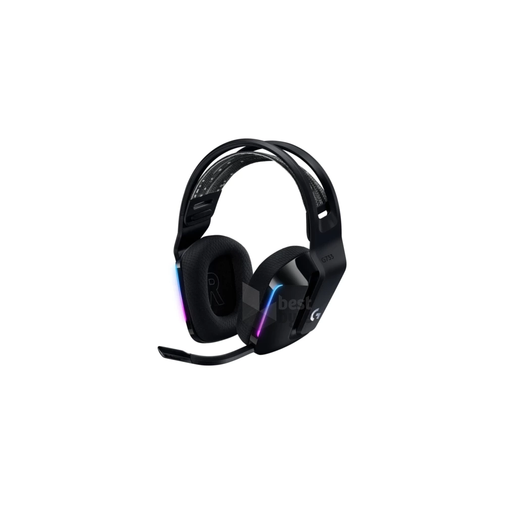 Logitech G733 Lightspeed Wireless RGB fekete gamer headset