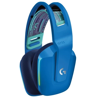 Logitech G733 Lightspeed Wireless RGB kék gamer headset