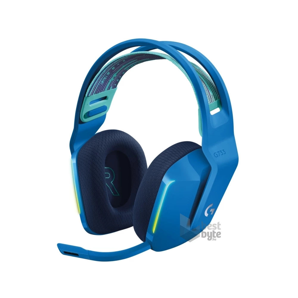 Logitech G733 Lightspeed Wireless RGB kék gamer headset
