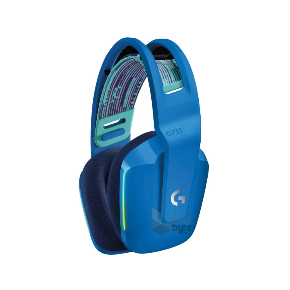 Logitech G733 Lightspeed Wireless RGB kék gamer headset