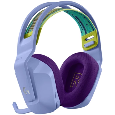 Logitech G733 Lightspeed Wireless RGB lila gamer headset (Újracsomagolt)