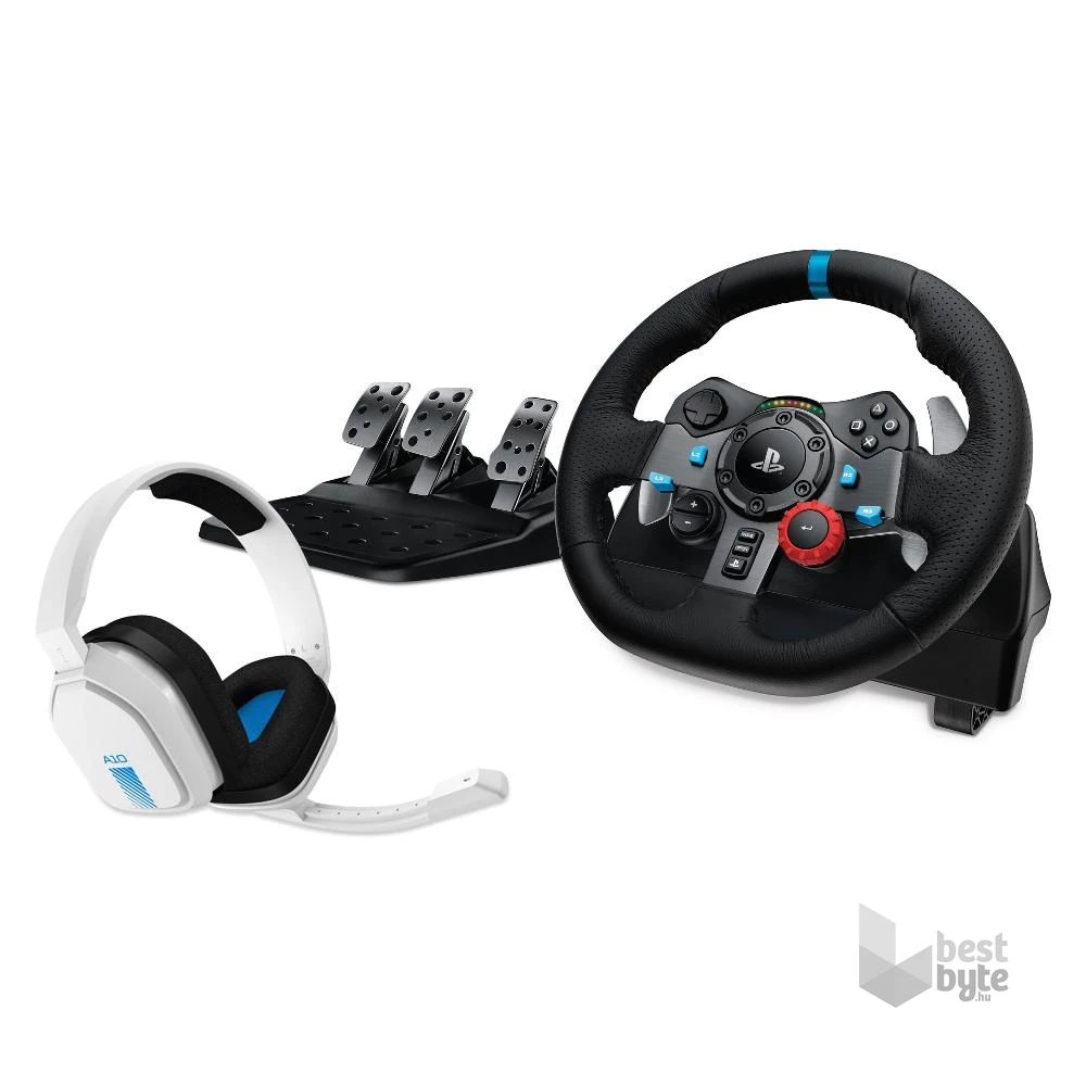 Logitech G29 Driving Force PC/PlayStation kormány + ASTRO A10 headset csomag