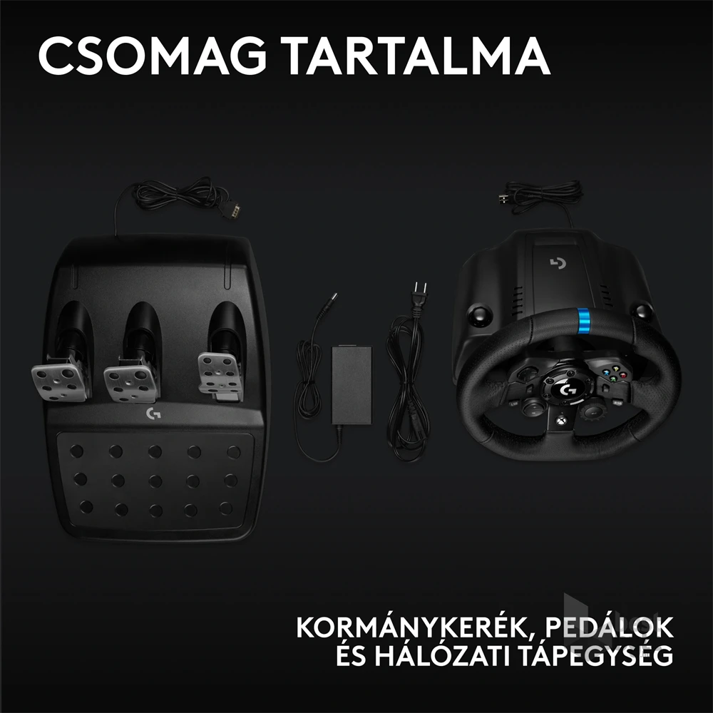 Logitech G923 Trueforce PC/XBOX One/XBOX Series S/XBOX Series X versenykormány