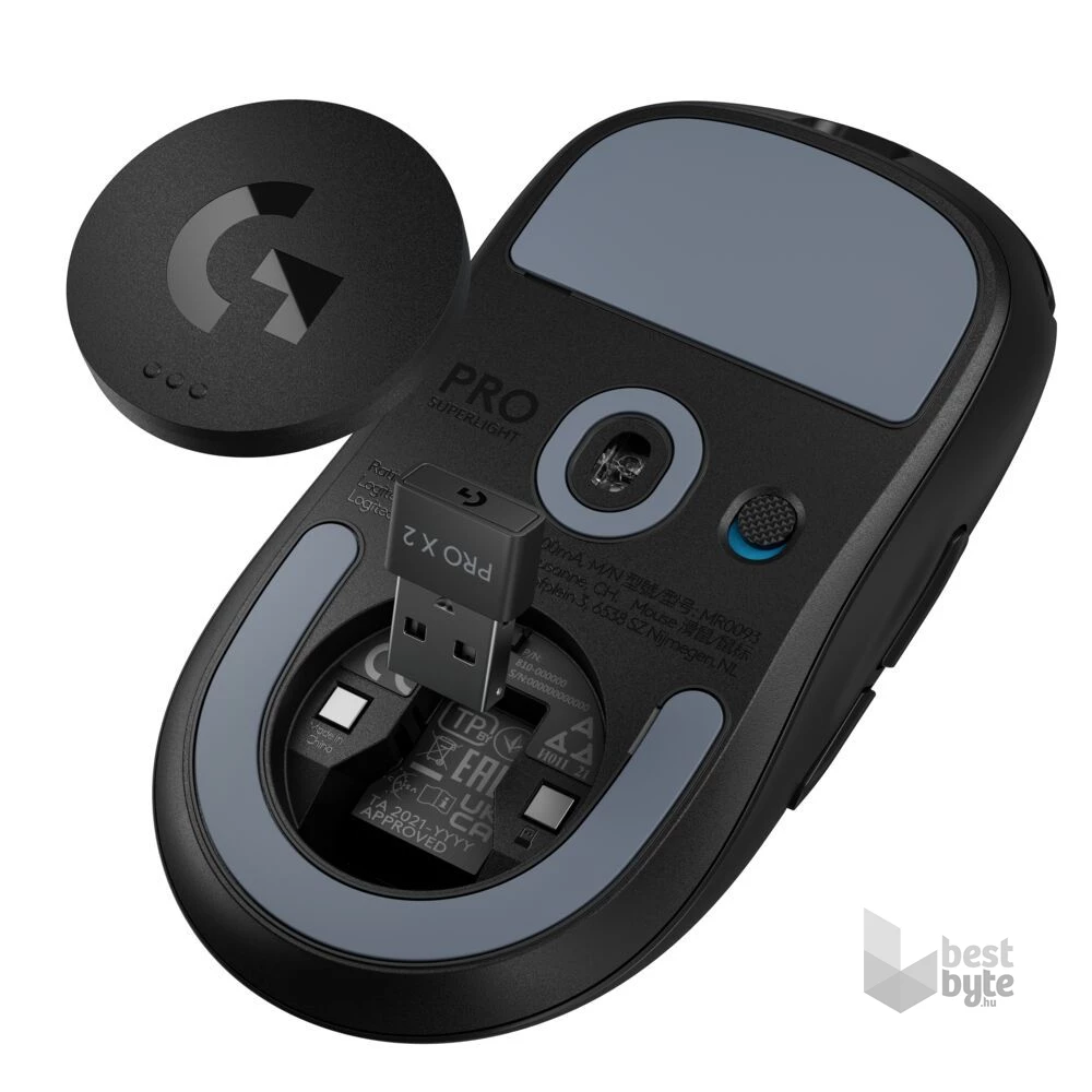 Logitech G PRO X SUPERLIGHT 2 LIGHTSPEED vezeték nélküli fekete gamer egér