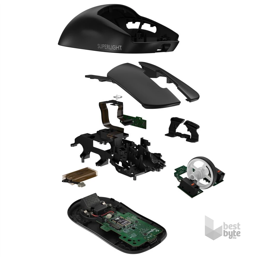 Logitech G PRO X SUPERLIGHT 2 LIGHTSPEED vezeték nélküli fekete gamer egér