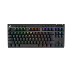 Logitech G PRO X TKL LIGHTSPEED US vezeték nélküli RGB fekete gamer billentyűzet