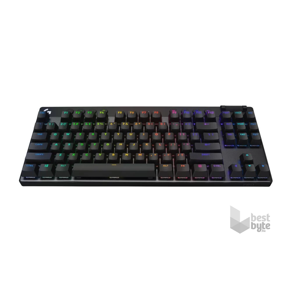 Logitech G PRO X TKL LIGHTSPEED US vezeték nélküli RGB fekete gamer billentyűzet