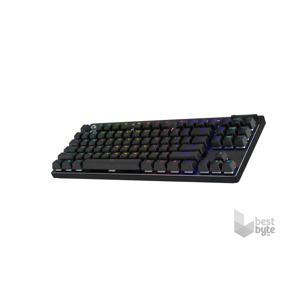 Logitech G PRO X TKL LIGHTSPEED US vezeték nélküli RGB fekete gamer billentyűzet
