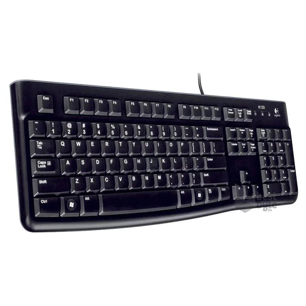 Logitech K120 HUN USB fekete OEM billentyűzet