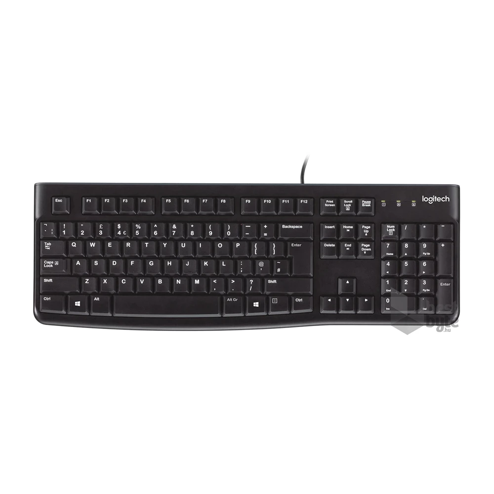 Logitech K120 HUN USB fekete billentyűzet