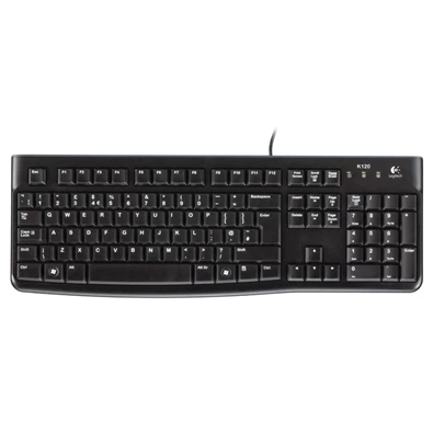Logitech K120 HUN USB fekete billentyűzet