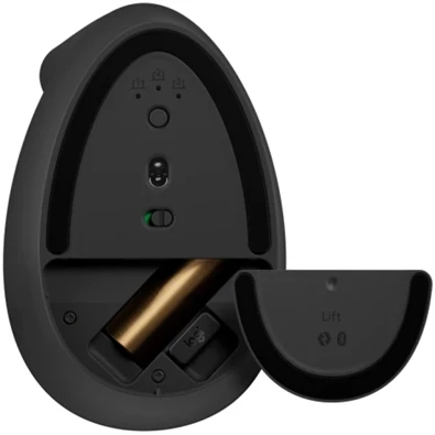 Logitech Lift Left vertikális vezeték nélküli grafitszürke egér