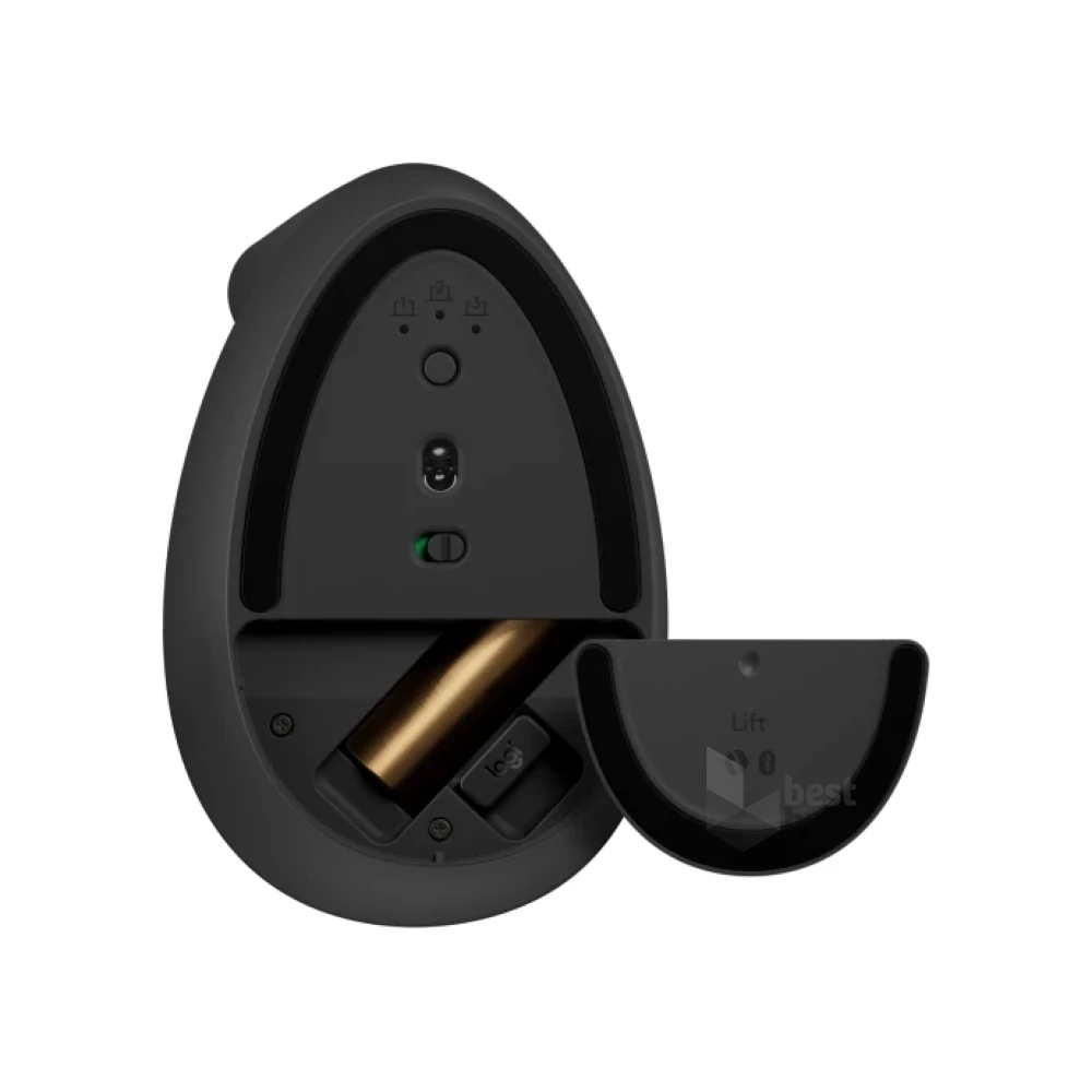 Logitech Lift Left vertikális vezeték nélküli grafitszürke egér