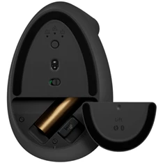 Logitech Lift vertikális vezeték nélküli grafitszürke egér
