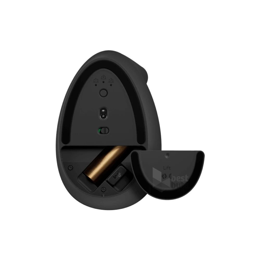 Logitech Lift vertikális vezeték nélküli grafitszürke egér