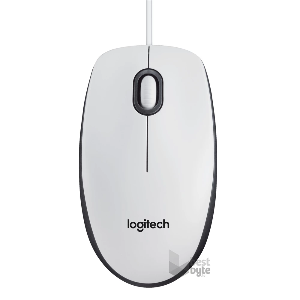 Logitech M100 USB fehér egér