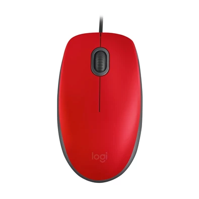 Logitech M110 Silent piros egér