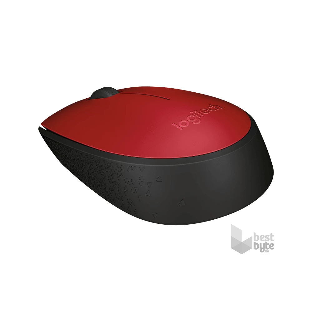 Logitech M171 vezeték nélküli piros notebook egér