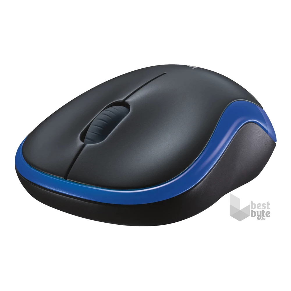Logitech M185 vezeték nélküli kék notebook egér