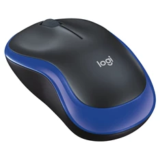 Logitech M185 vezeték nélküli kék notebook egér