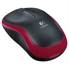 Logitech M185 vezeték nélküli piros notebook egér