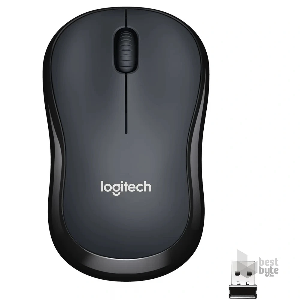 Logitech M220 Silent vezeték nélküli fekete egér