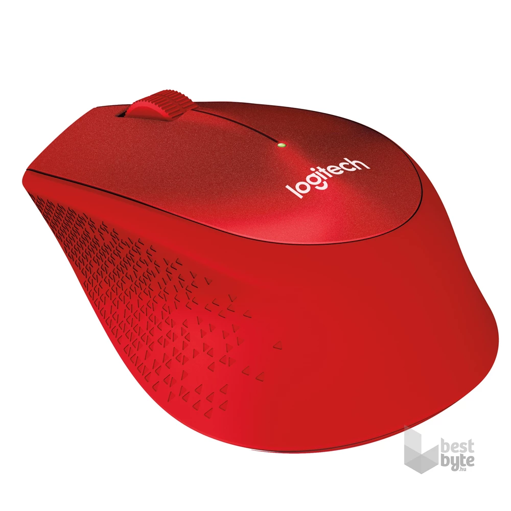 Logitech M330 Silent vezeték nélküli piros egér