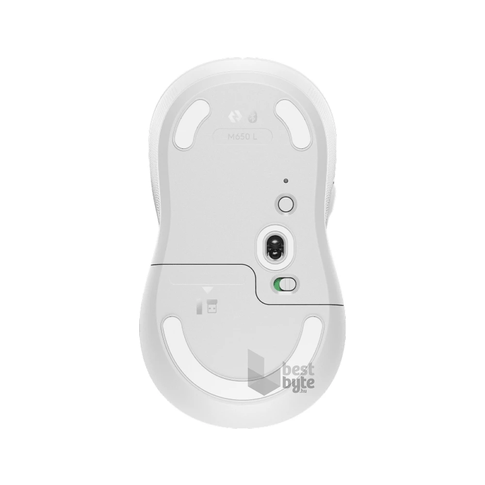 Logitech M650 Signature vezeték nélküli piszkosfehér egér
